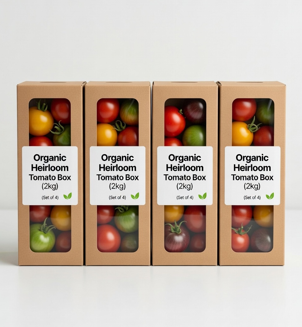 Organic Heirloom Tomato Box (2kg)